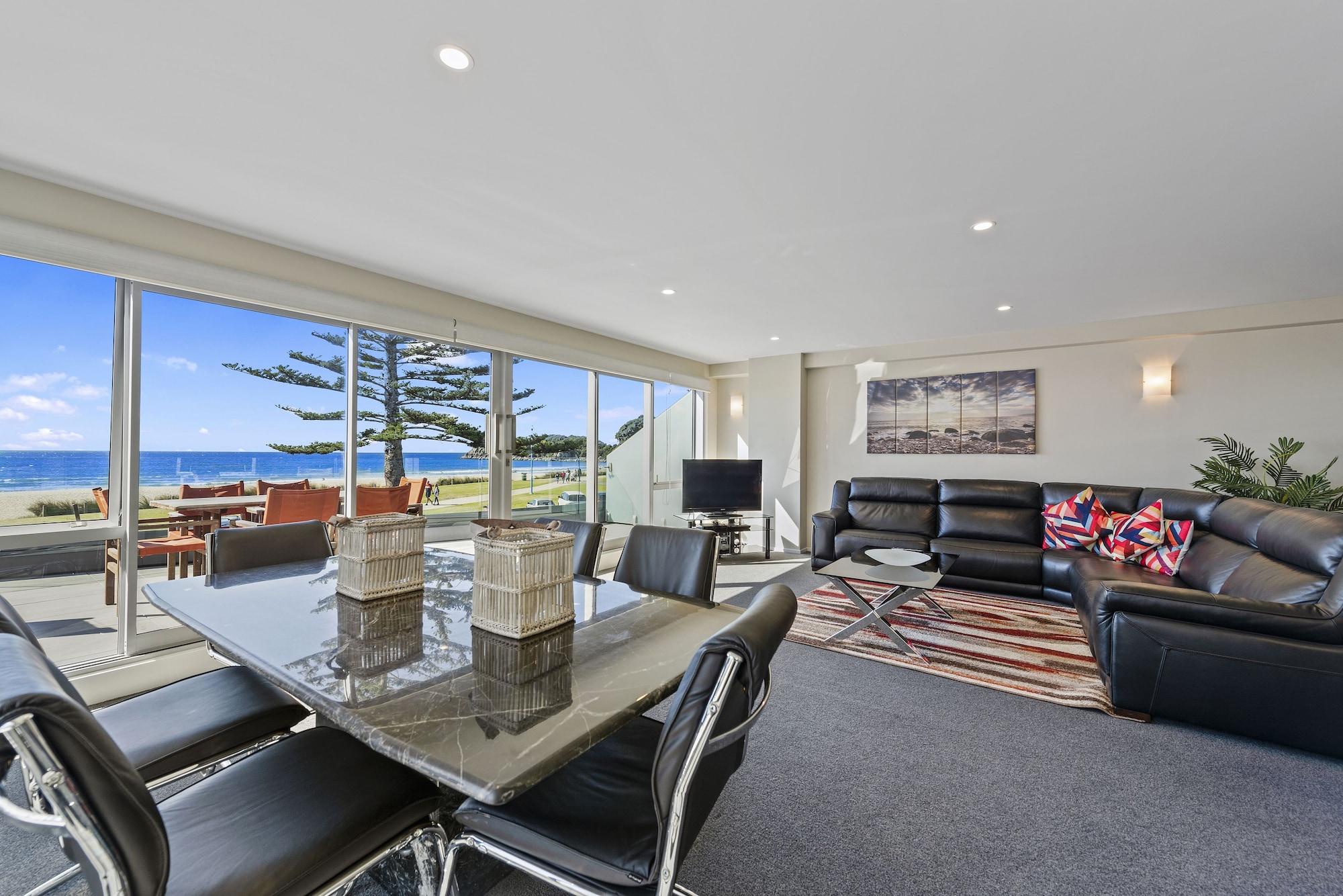Pavilion Beachfront Apartments Mount Maunganui Extérieur photo